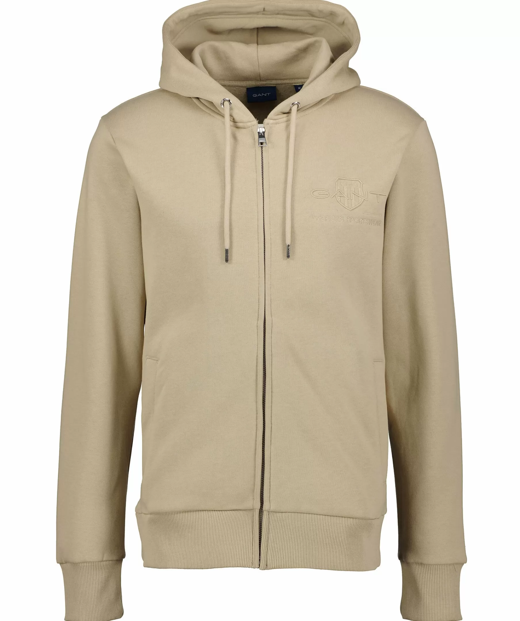 Gant Tröjor & Hoodies^Tonal Archive Shield Zip