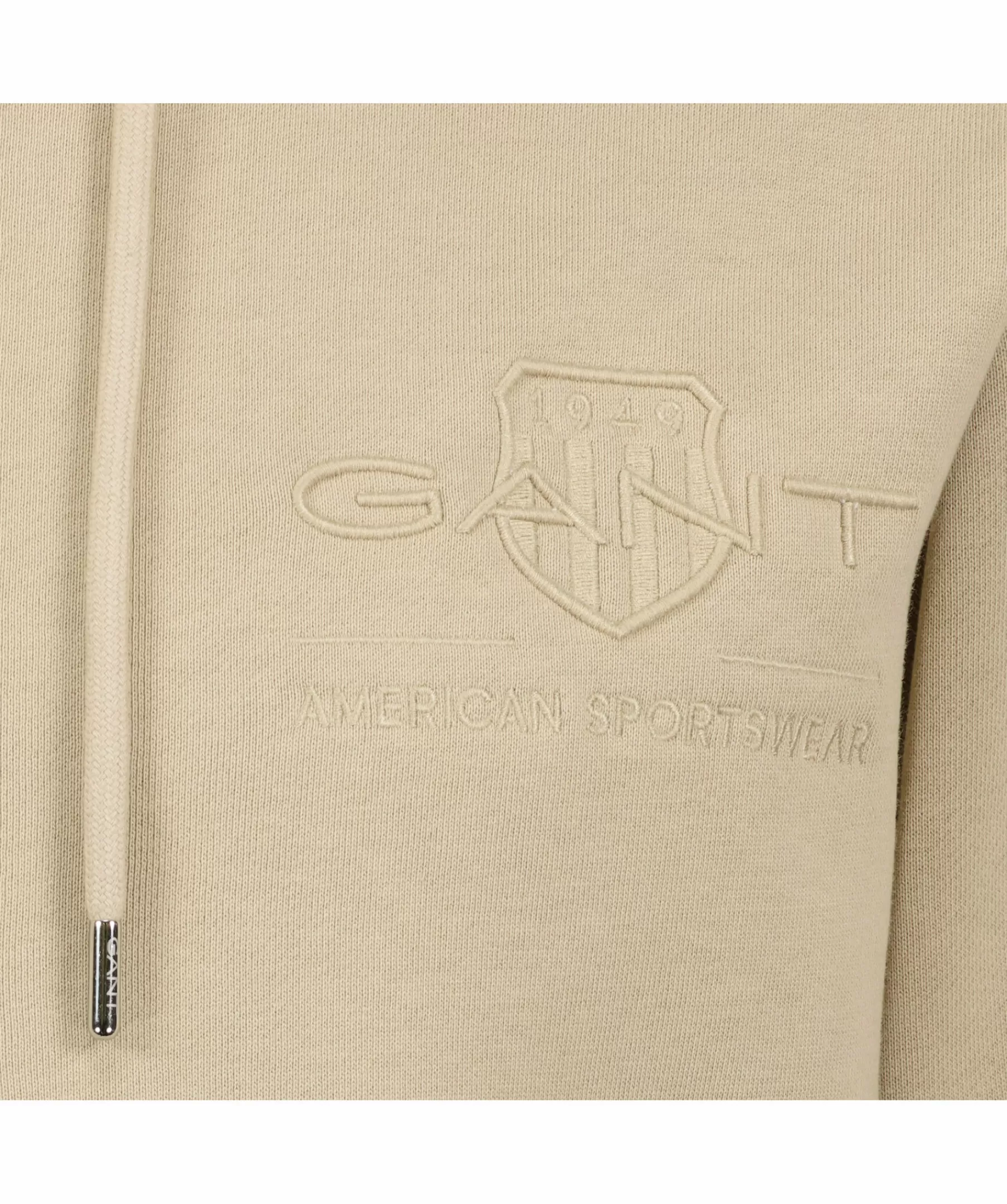 Gant Tröjor & Hoodies^Tonal Archive Shield Zip