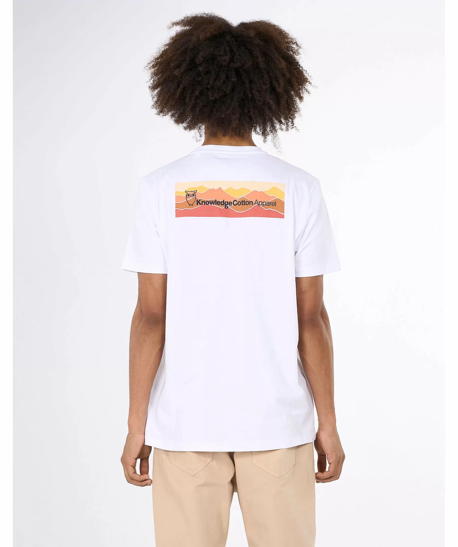 Knowledge cotton T-Shirts^Trademark Backprint Tee