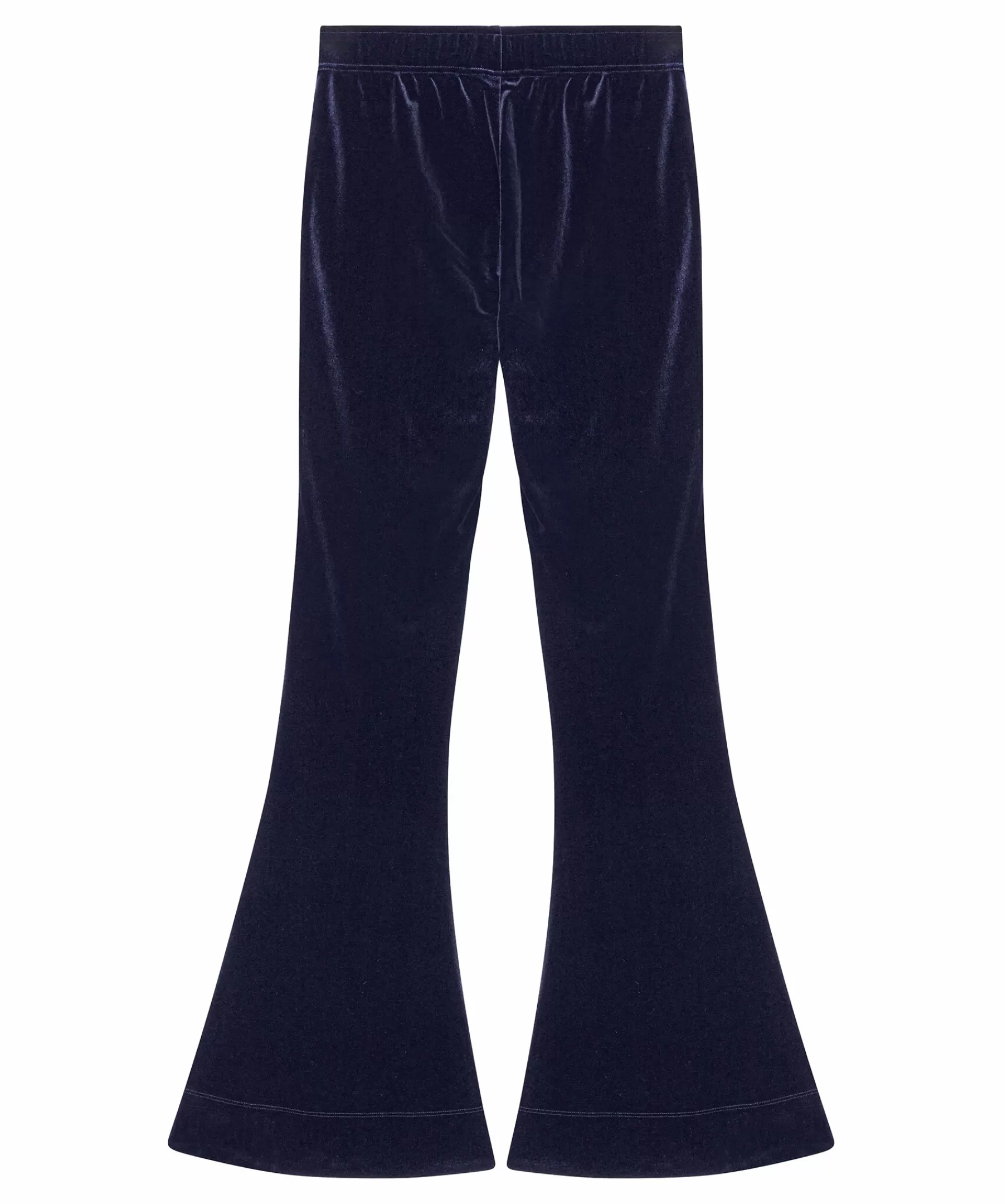 Ganni Byxor^Velvet Jersey Flared Pant