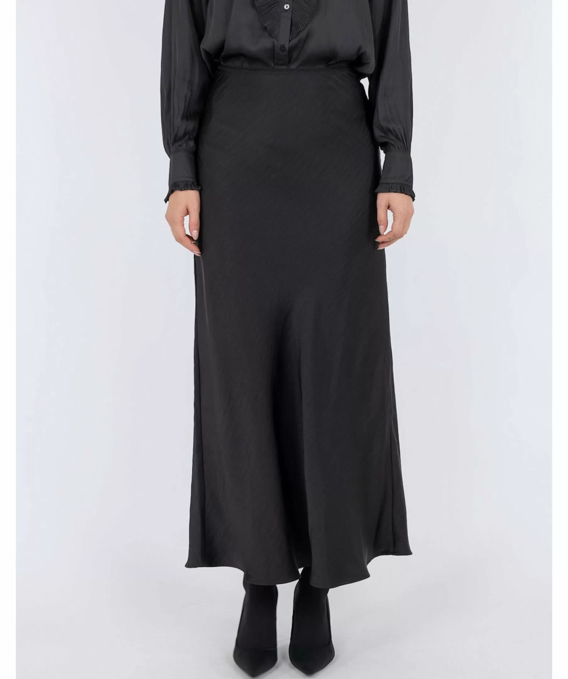 Neo Noir Kjolar^Vicky Sateen Skirt