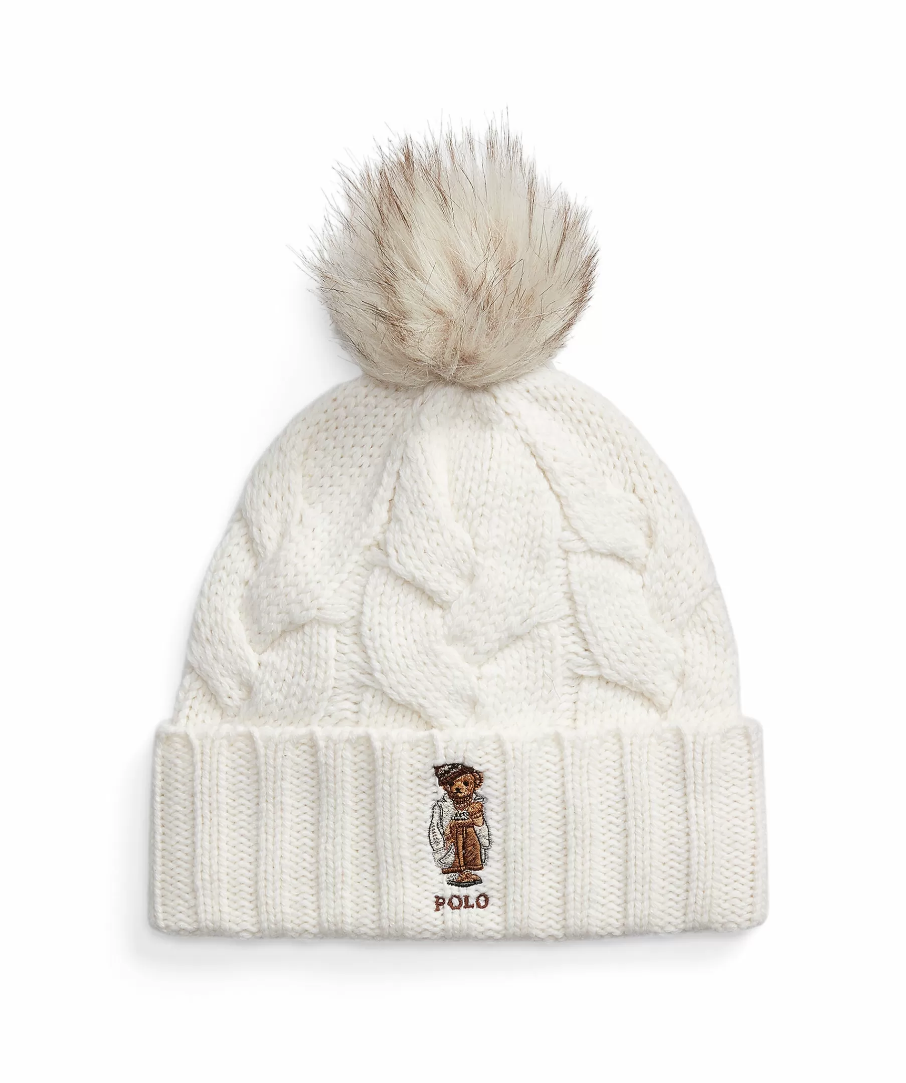 Polo Ralph Lauren Mossor^W Bear Cable Beanie