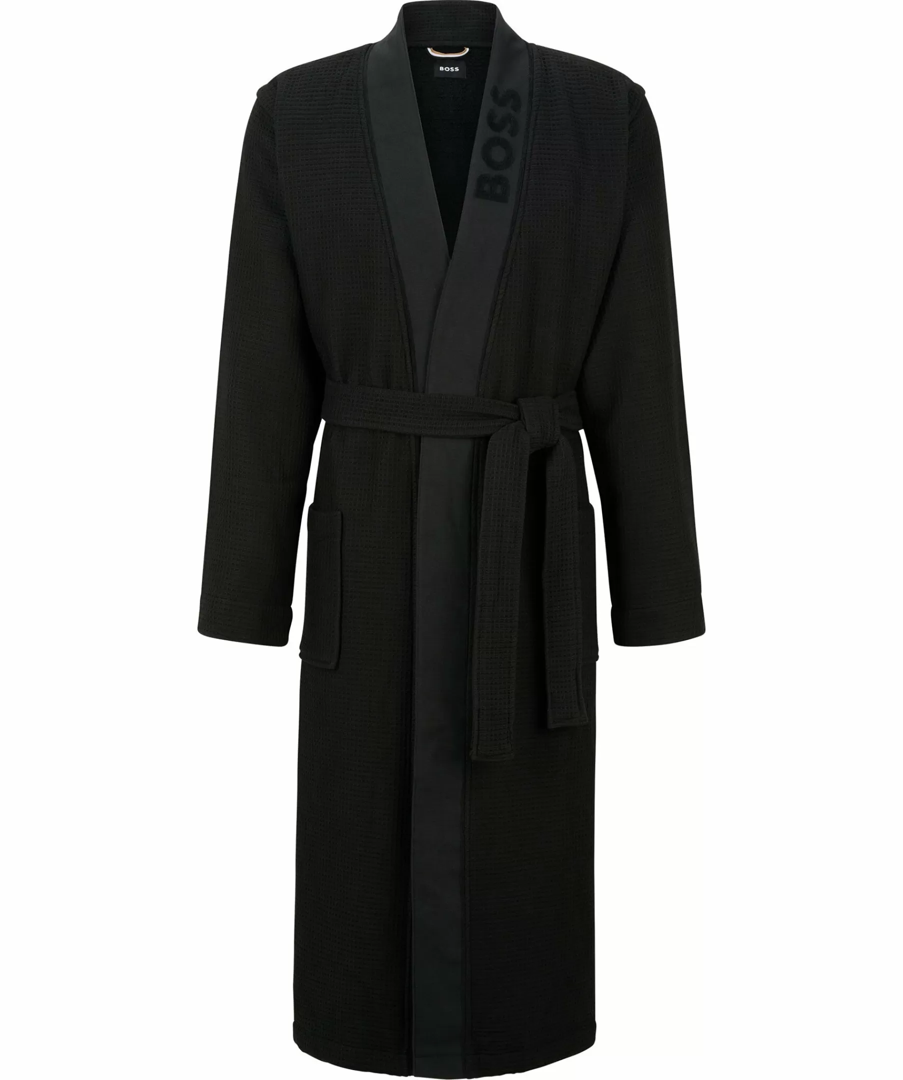 BOSS Black Morgonrockar^Waffle Kimono